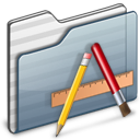 Applications Folder graphite icon